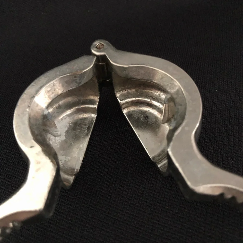 Vintage Polished Metal Nutcracker - Bottle Opener Combo Tool - West Germany